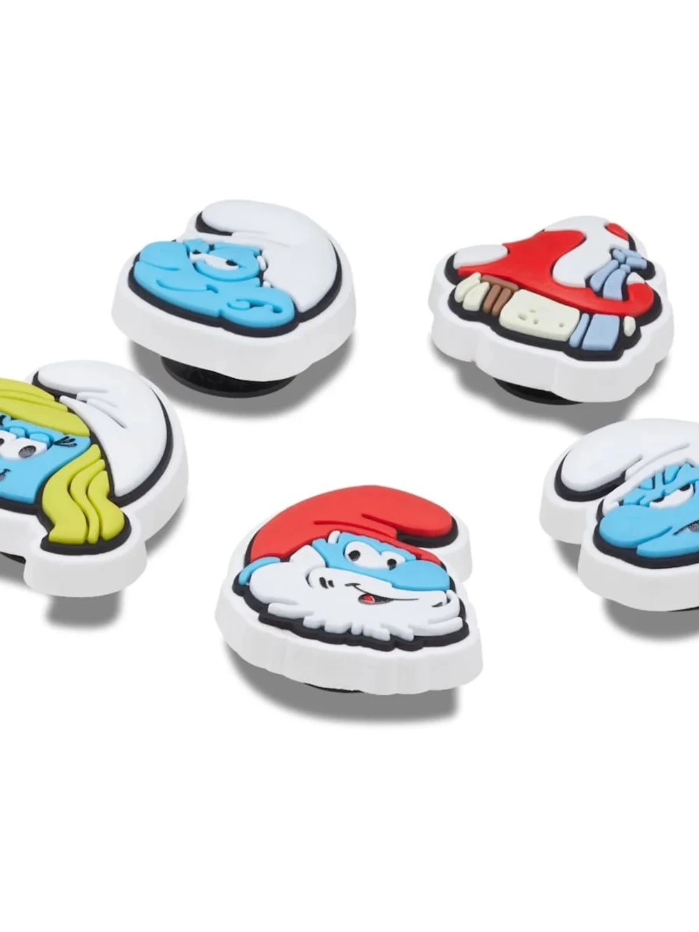 The Smurfs Crocs Jibbitz Charm Set - Blue & Red Characters